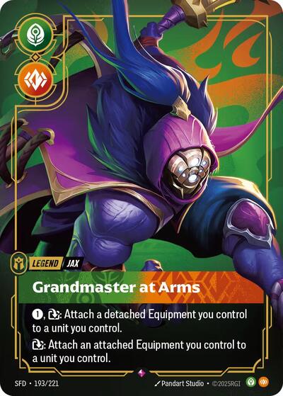 Jax Grandmaster At Arms (Spiritforged) Near Mint Foil