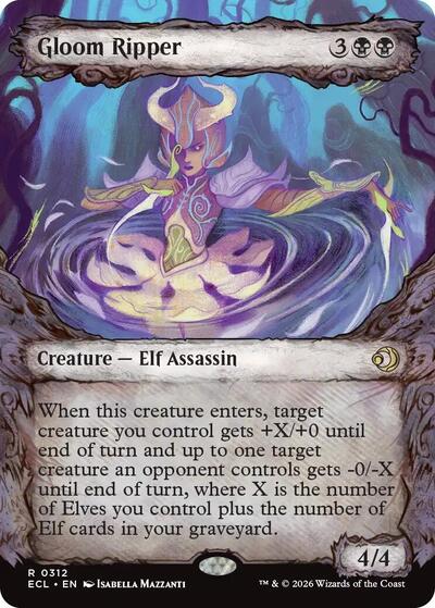 Gloom Ripper (Showcase) (Lorwyn Eclipsed) Near Mint