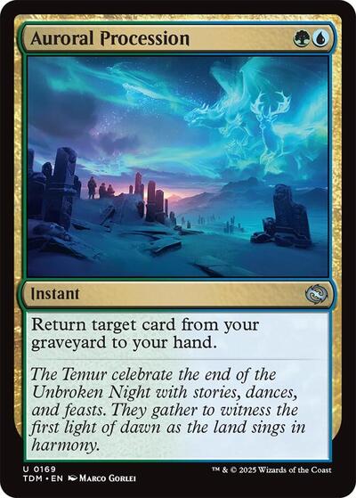 Auroral Procession (Tarkir: Dragonstorm) Near Mint Foil