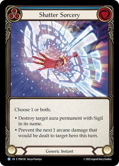 Shatter Sorcery (Blue) (Compendium of Rathe) Near Mint