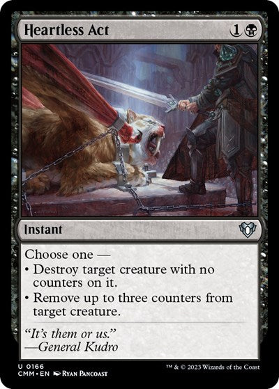 Heartless Act (Commander Masters) Near Mint Foil