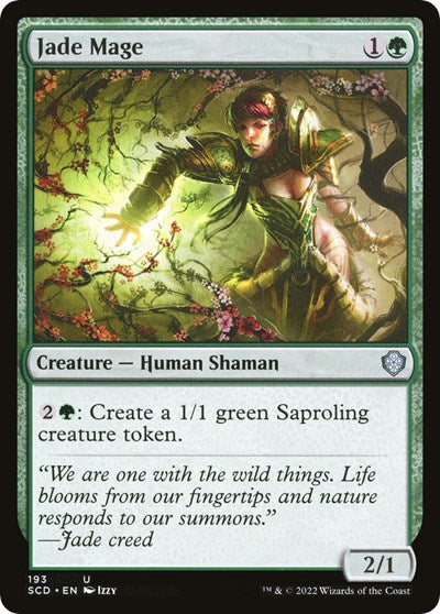 Jade Mage (Commander 2022 Starter Decks) Near Mint