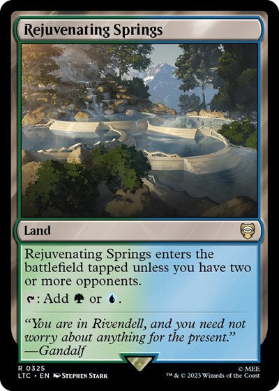 Rejuvenating Springs (Commander: The Lord of the Rings: Tales of Middle-earth) Near Mint