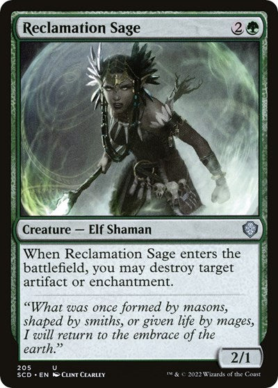 Reclamation Sage (Commander 2022 Starter Decks) Near Mint