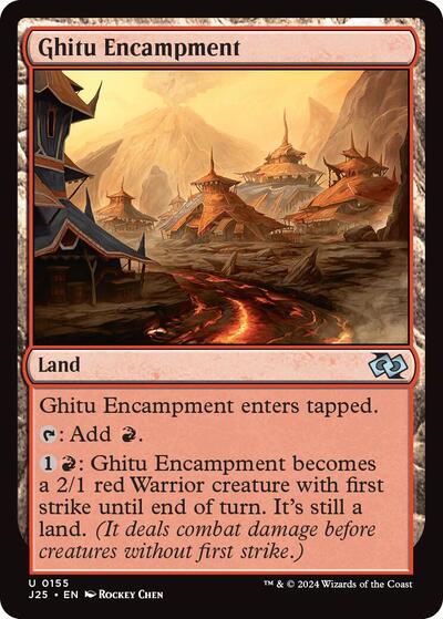 Ghitu Encampment (Foundations Jumpstart) Near Mint