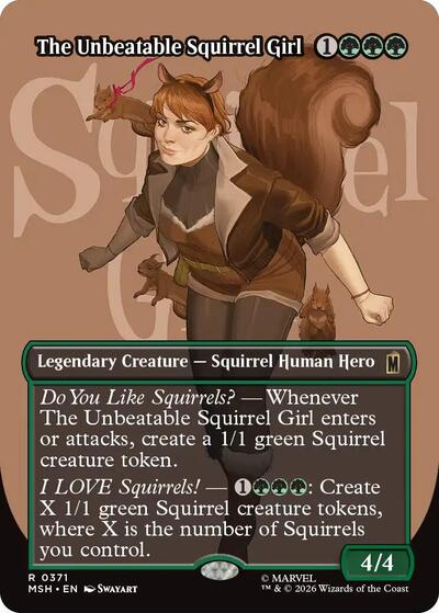The Unbeatable Squirrel Girl (Borderless) (Marvel Super Heroes) Near Mint