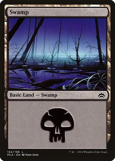 Swamp (142) (Planechase Anthology) Near Mint