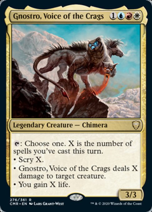 Gnostro, Voice of the Crags (Commander Legends) Near Mint Foil