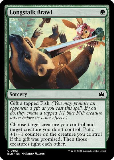 Longstalk Brawl (Bloomburrow) Near Mint Foil