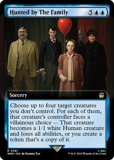 Hunted by The Family (Extended Art) (Universes Beyond: Doctor Who) Near Mint