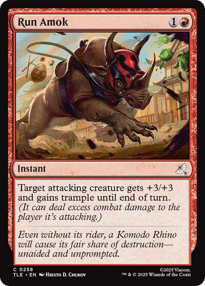 Run Amok (Avatar: The Last Airbender: Eternal-Legal) Near Mint Foil