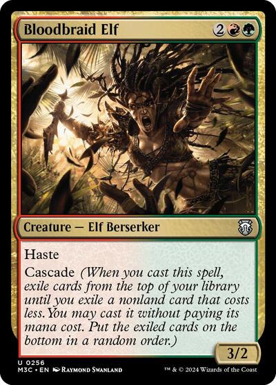 Bloodbraid Elf (Commander: Modern Horizons 3) Near Mint