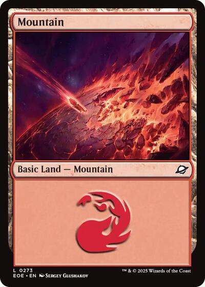 Mountain (0273) (Edge of Eternities) Near Mint Foil