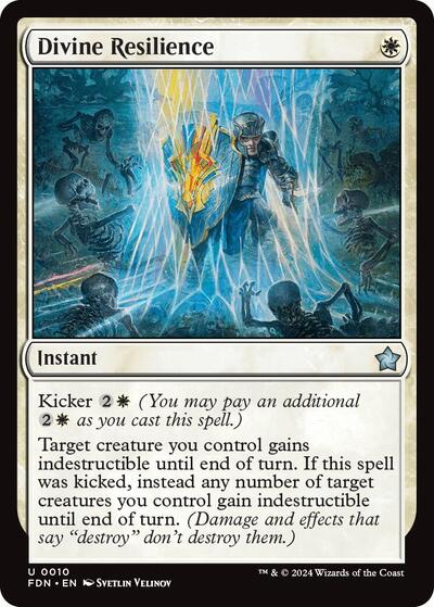 Divine Resilience (Foundations) Near Mint Foil