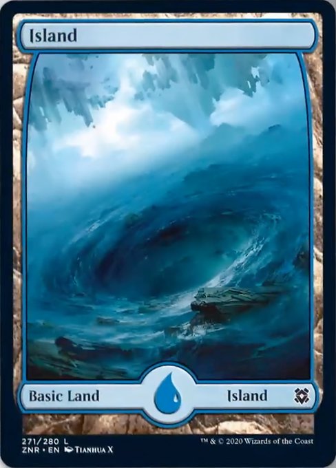 Island (271) (Zendikar Rising) Near Mint