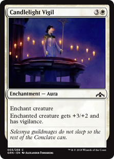 Candlelight Vigil (Guilds of Ravnica) Near Mint Foil