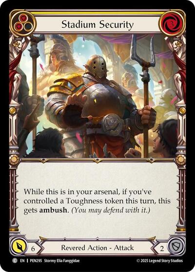 Stadium Security (Yellow) (Compendium of Rathe) Near Mint Foil