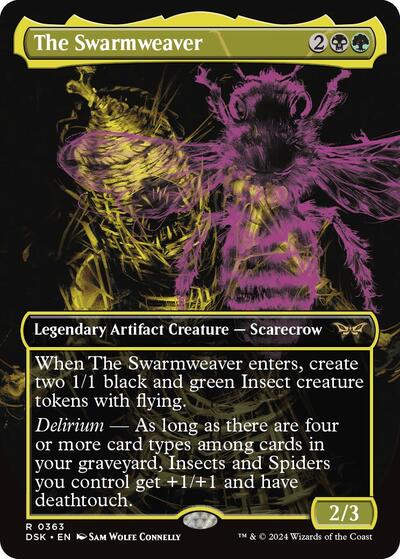 The Swarmweaver (Showcase) (Duskmourn: House of Horror) Near Mint