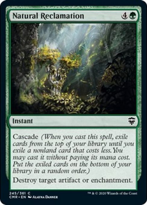 Natural Reclamation (Commander Legends) Near Mint Foil