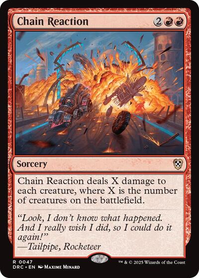 Chain Reaction (Commander: Aetherdrift) Near Mint