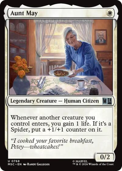 Aunt May (Commander: Marvel Super Heroes) Near Mint Foil