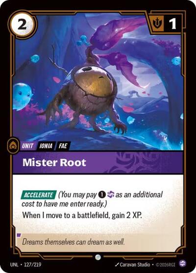 Mister Root (Unleashed) Near Mint Foil