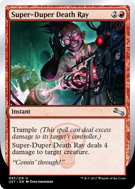 Super-Duper Death Ray (Unstable) Near Mint Foil
