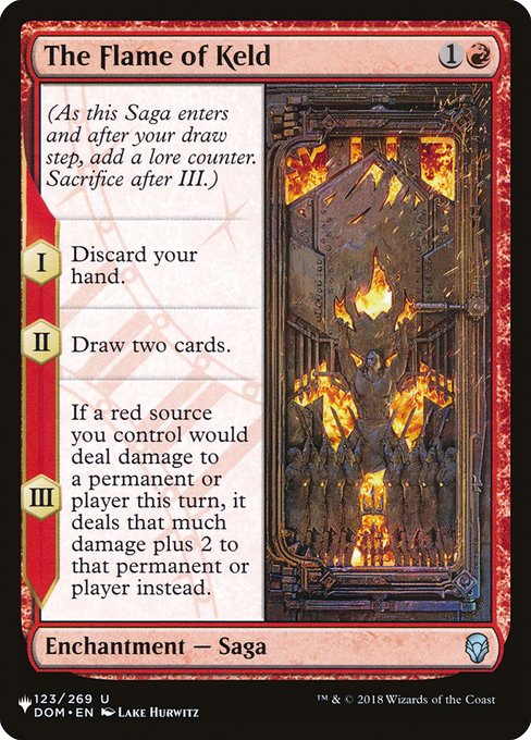 The Flame of Keld (The List) Near Mint