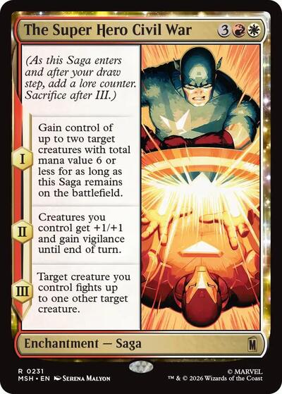 The Super Hero Civil War (Marvel Super Heroes) Near Mint