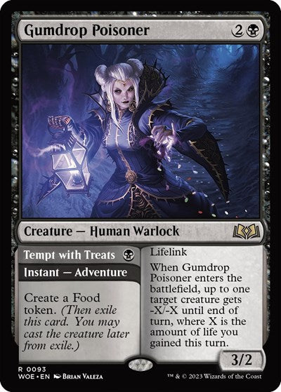 Gumdrop Poisoner (Wilds of Eldraine) Light Play Foil