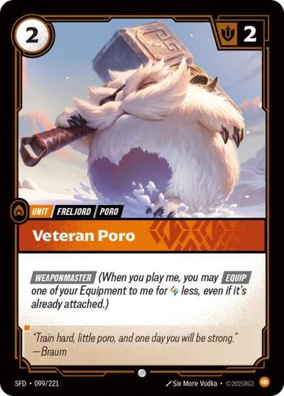 Veteran Poro (Spiritforged) Near Mint