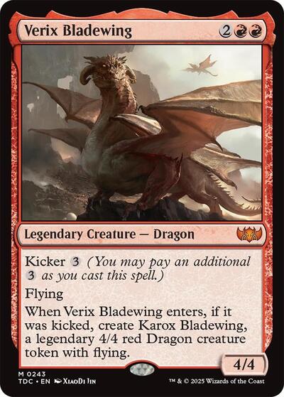 Verix Bladewing (Commander: Tarkir: Dragonstorm) Near Mint