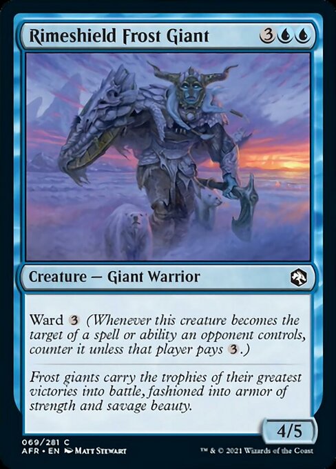 Rimeshield Frost Giant (Adventures in the Forgotten Realms) Near Mint