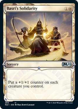 Basri's Solidarity (Showcase) (Magic 2021 Core Set) Near Mint Foil