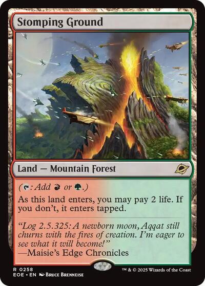 Stomping Ground (Edge of Eternities) Near Mint Foil
