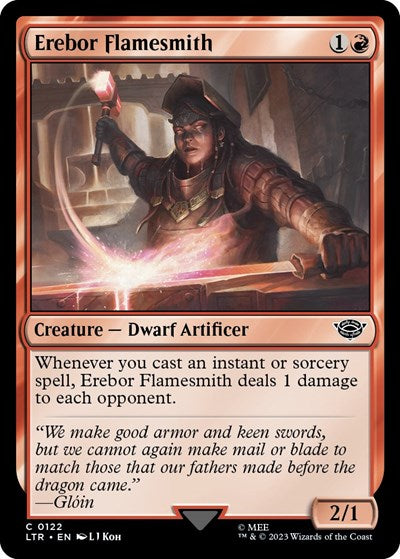 Erebor Flamesmith (Universes Beyond: The Lord of the Rings: Tales of Middle-earth) Near Mint Foil