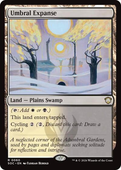 Umbral Expanse (Commander: Secrets of Strixhaven) Near Mint