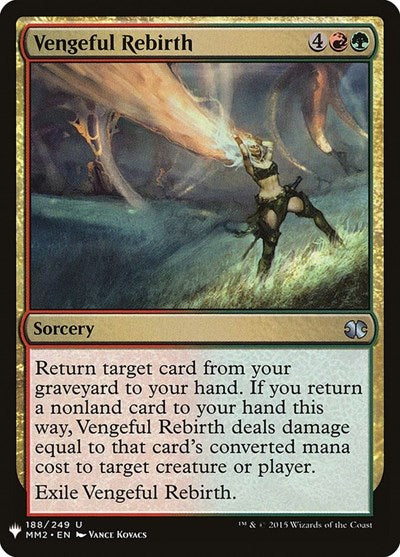 Vengeful Rebirth (Mystery Booster) Near Mint