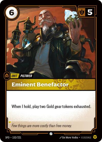 Eminent Benefactor (Spiritforged) Near Mint Foil
