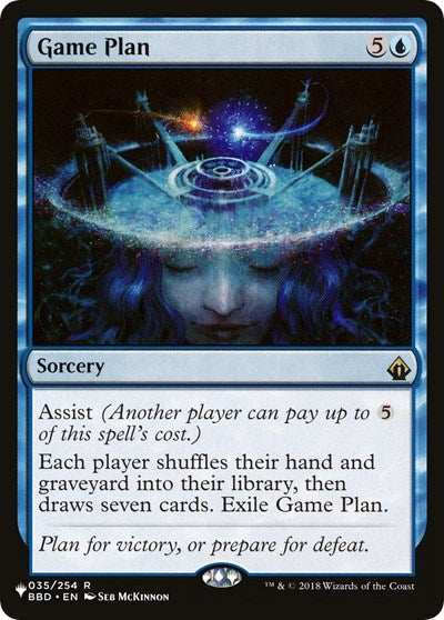 Game Plan (The List) Near Mint
