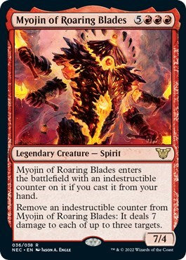 Myojin of Roaring Blades (Commander: Kamigawa: Neon Dynasty) Near Mint
