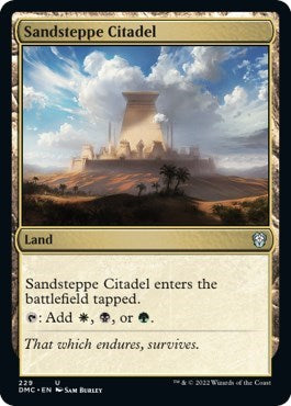 Sandsteppe Citadel (Commander: Dominaria United) Near Mint