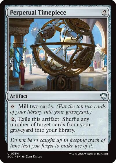 Perpetual Timepiece (Commander: Secrets of Strixhaven) Near Mint