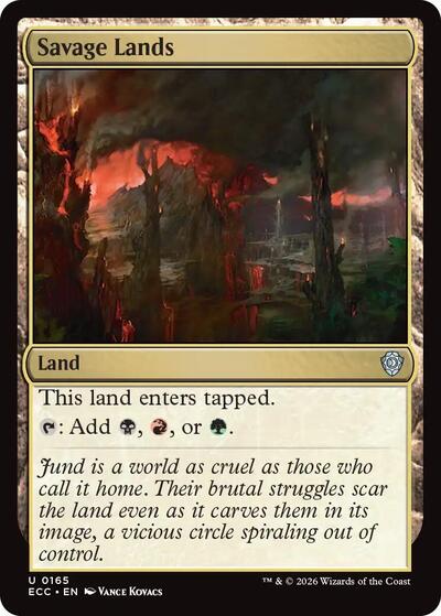 Savage Lands (Commander: Lorwyn Eclipsed) Near Mint