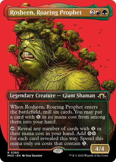 Rosheen, Roaring Prophet (Borderless) (Modern Horizons 3) Near Mint