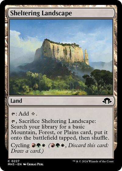 Sheltering Landscape (Modern Horizons 3) Near Mint Foil