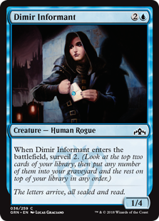 Dimir Informant (Guilds of Ravnica) Near Mint Foil