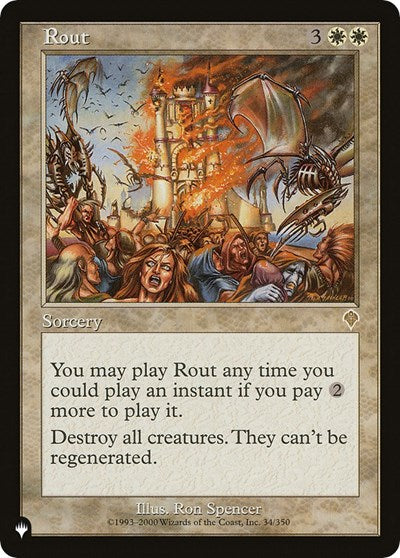 Rout (The List) Near Mint