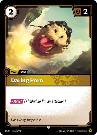 Daring Poro (Origins) Near Mint Foil
