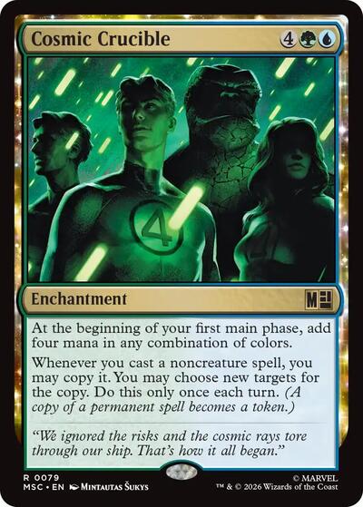 Cosmic Crucible (Commander: Marvel Super Heroes) Near Mint